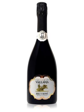 Vallana Brut Rose Metodo Classico 2015 Sparkling Wine 75cl