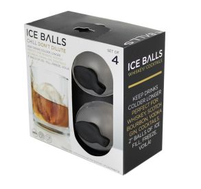 Ice Balls Chill Don't Dilute - Set of 4 Gift Box