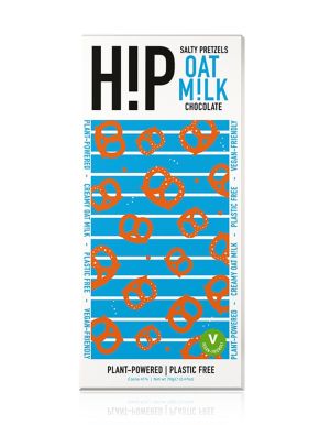 HiP Salty Pretzel Oat Milk Plant-Based Chocolate 70g