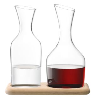 LSA Wine Collection Water & Wine Carafe Set - Clear 1.2L, 1.4L