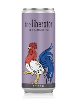 The Liberator Francophile Syrah Can Red Wine South Africa 25cl